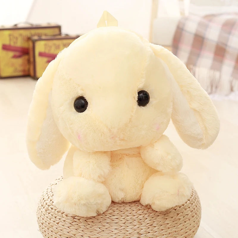 Wholesale cute cartoon rabbit shoulder bag shoulder bag furry toy backpack children's holiday gift Christmas gift