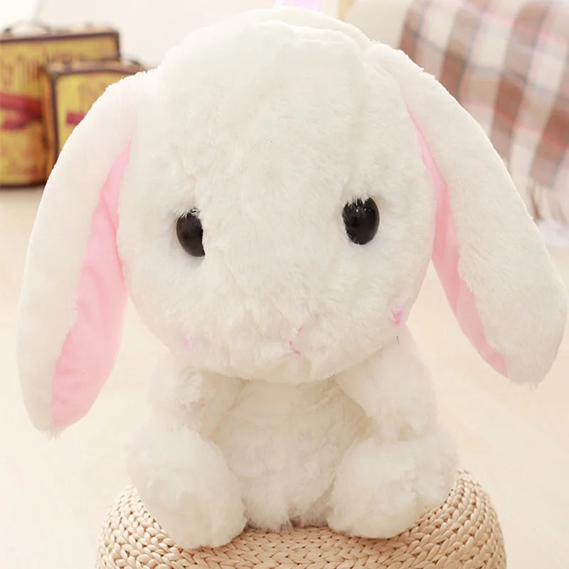 Wholesale cute cartoon rabbit shoulder bag shoulder bag furry toy backpack children's holiday gift Christmas gift