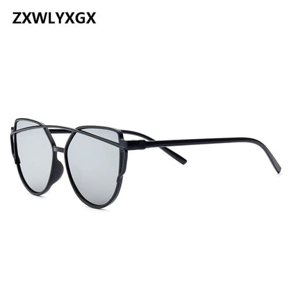 ZXWLYXGX 2020  women's sunglasses trendy retro colorful cat eye sunglasses  oculos de sol masculino