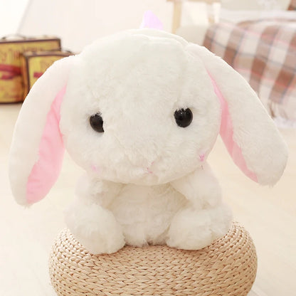 Wholesale cute cartoon rabbit shoulder bag shoulder bag furry toy backpack children's holiday gift Christmas gift