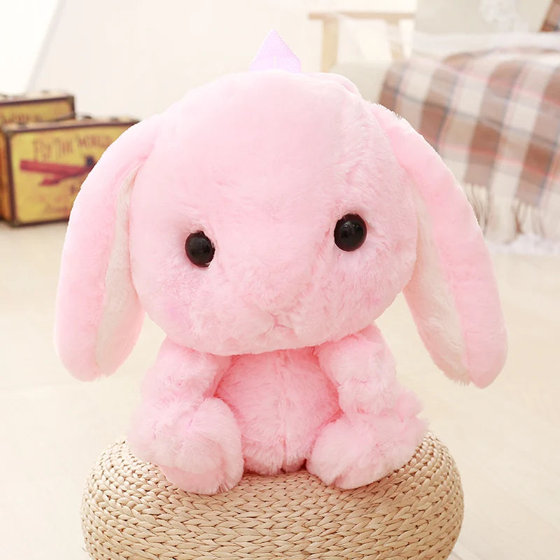 Wholesale cute cartoon rabbit shoulder bag shoulder bag furry toy backpack children's holiday gift Christmas gift
