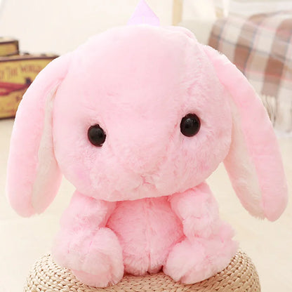Wholesale cute cartoon rabbit shoulder bag shoulder bag furry toy backpack children's holiday gift Christmas gift