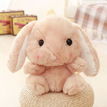 Wholesale cute cartoon rabbit shoulder bag shoulder bag furry toy backpack children's holiday gift Christmas gift