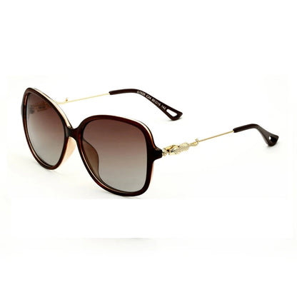 VEITHDIA  Sunglasses Gradient Vintage Retro TR90 Women's Sun Glasses Polarized UV400 Ladies Fashion Eyewear For Female 7026