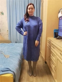 Winter Women Dress Fall Sweater Women Dress Long Sleeve Knitted Dresses Maxi Vintage Oversize Dresses Knitting Thick Warm Purple
