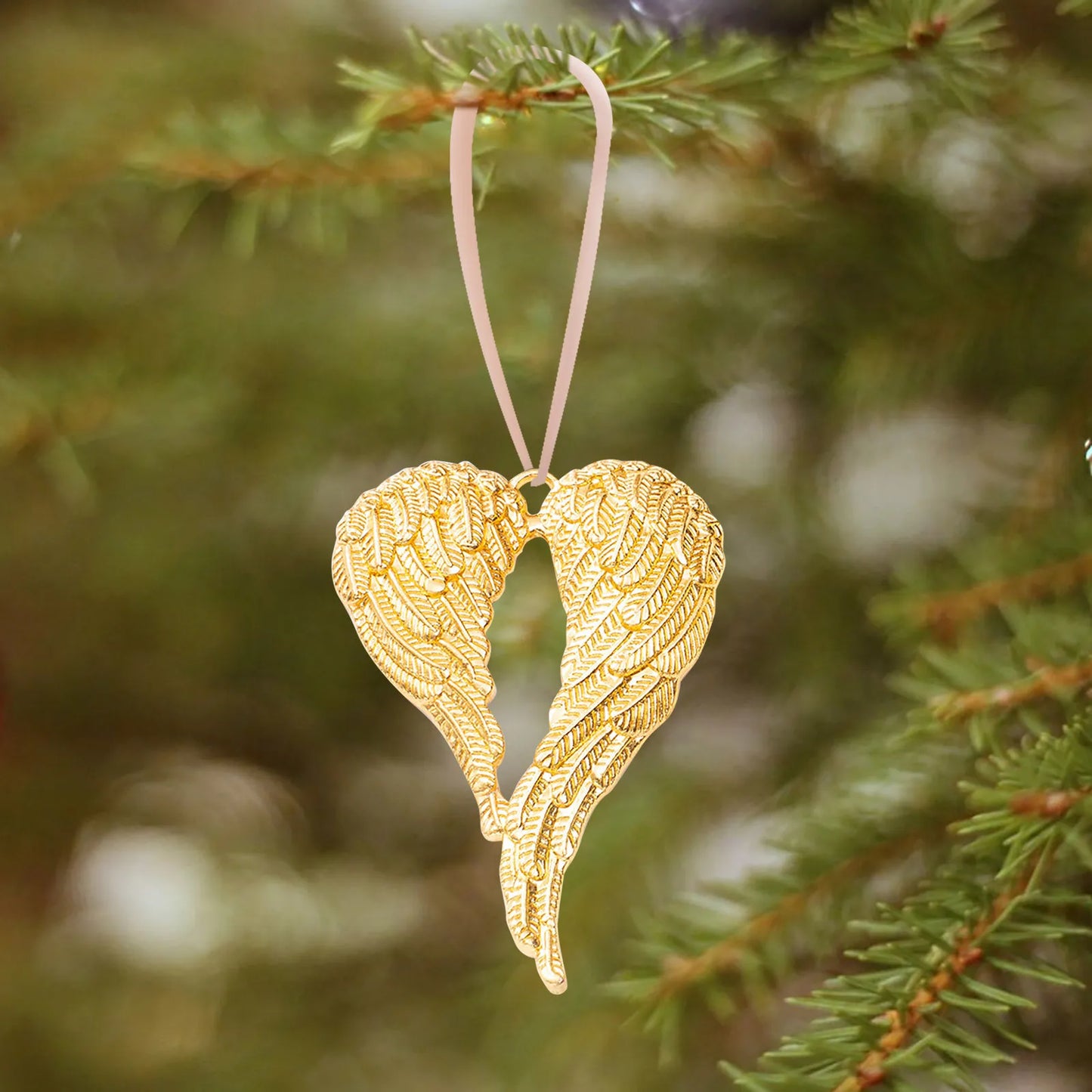 Memorial Angel Wing Christmas Ornaments Navidad Xmas Decor Noel Tree Decor Christmas Decorations For Home Pendant Gift Kids