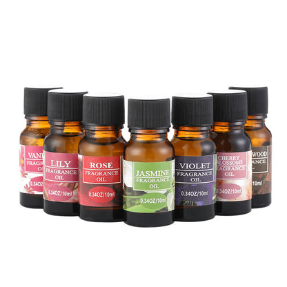 10ml/bottle Essential Oils For Aroma Diffuser Air Humidifier Aromatherapy Water-soluble Oil 12 Kinds Of Fragrance To Choose L5