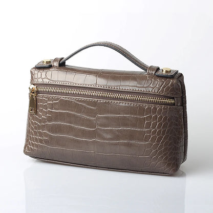 EtherealBe Luxurious Faux Crocodile Makeup Bag