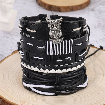 IFMIA Vintage Multi-layer Leather Bracelet Ladies Men's Bracelet Jewelry Bracelets Bangles New Style Party Gift Bohemian Gifts