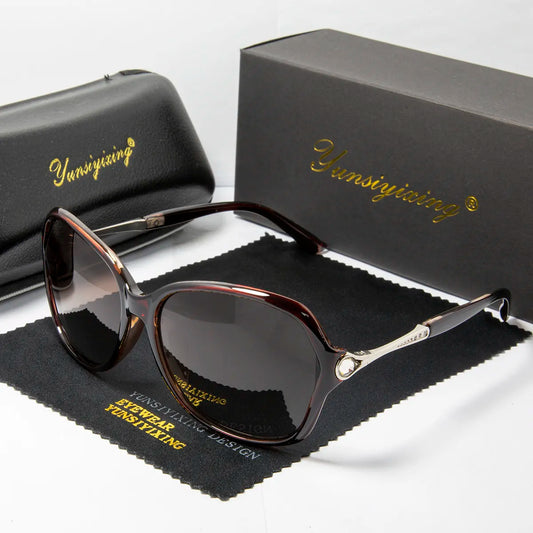 YUNSIYIXING Classic Polarized Women's Sunglasses Brand Designer Butterfly Sun Glasses For Women Fashion Driving Eyewear 8325 New
