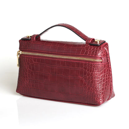 EtherealBe Luxurious Faux Crocodile Makeup Bag