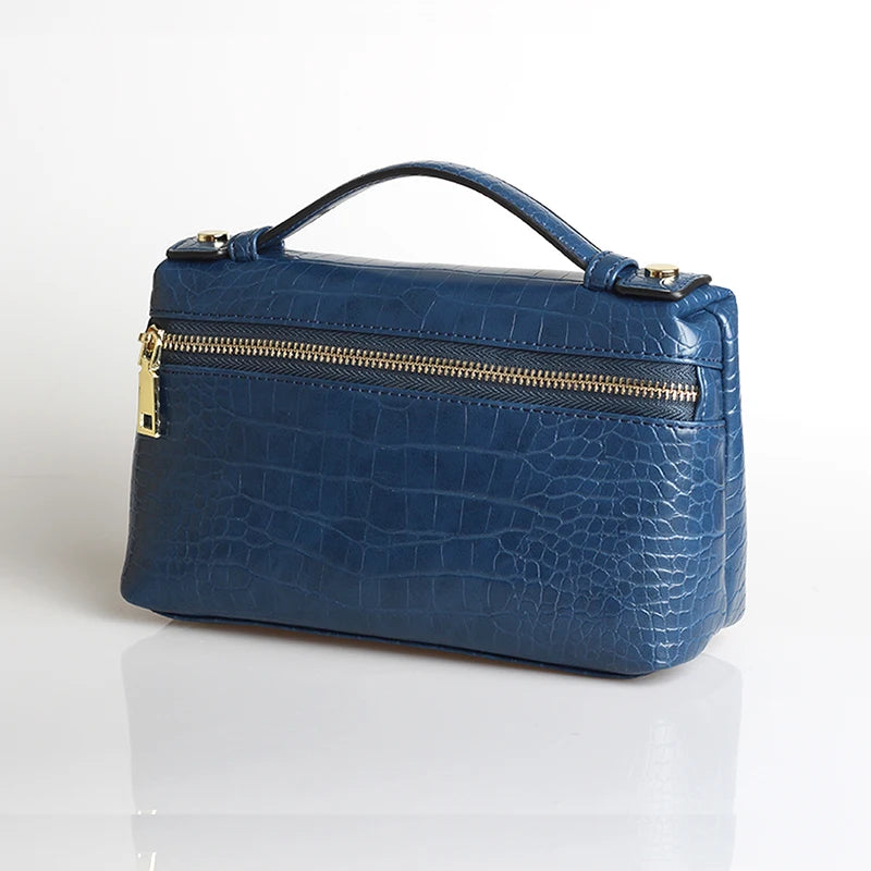 EtherealBe Luxurious Faux Crocodile Makeup Bag