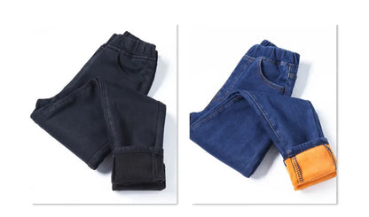 Women  Jeans for Curvy  Elastic Waist Stretchy Denim Pants Tummy Control Mom Jeans 4XL ouc551