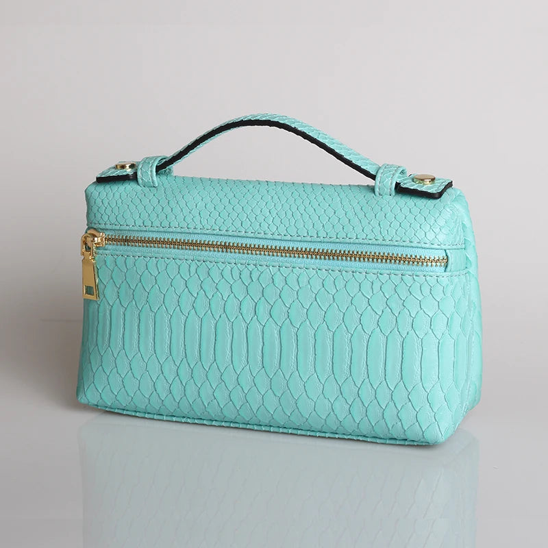 EtherealBe Luxurious Faux Crocodile Makeup Bag
