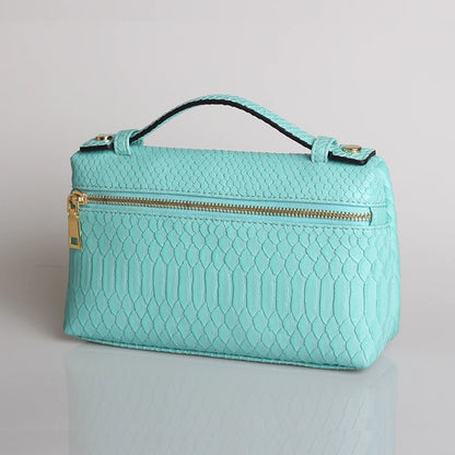 EtherealBe Luxurious Faux Crocodile Makeup Bag