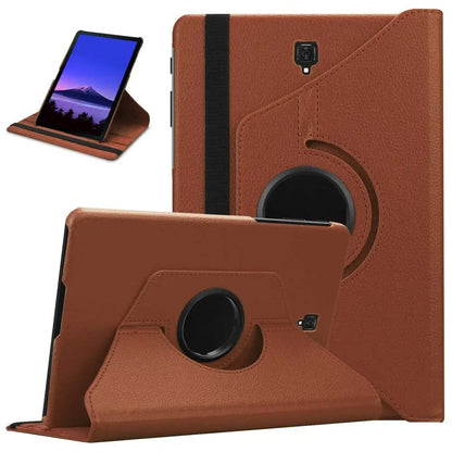Cover For Samsung Galaxy Tab S4 10.5inch SM-T830 T835 Wi-Fi/4G LTE 2018 Tablet PU Flip Shell 360 Rotate Kickstand Protector Case