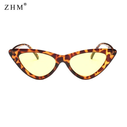 New fashion cute sexy women's sunglasses cat eye female retro brand designer triangle small sunglasses female uv400
