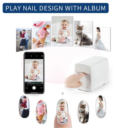 2024 Portable automatic 3d nail printer digital nail printer machine M1 for nail spa and nail salons professional nail printer