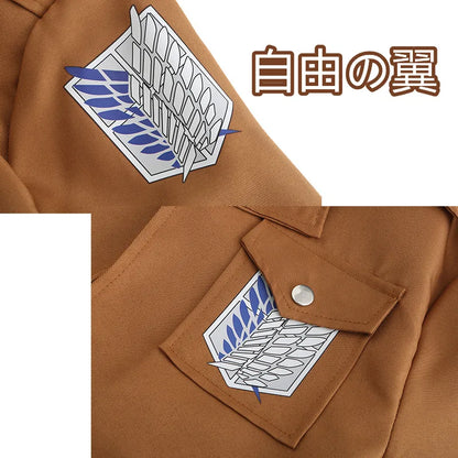 Shingeki No Kyojin Cosplay Anime Costumes No Kyojin Scouting Legion Jacket Costume Dress