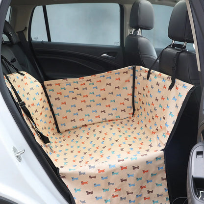 Pet Carriers Dog Car Seat Cover Carrying for Dogs Cat Mat Blanket Rear Back Hammock Pet Carriers Bag Protector transportin perro