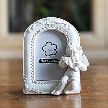 White Mini Picture Frame for Lovely Baby,Heart Shaped Photo Frames Home Decor,Porta Retrato Moldura Creative Wedding Photo Frame