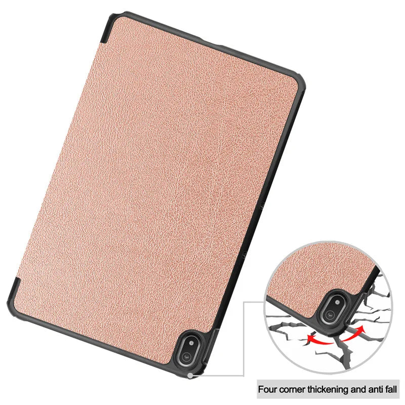 For Nokia T20 10.4 inch 2021 Tablet Case Custer Fold Stand Bracket Leather Cover