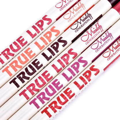 6Pcs/set Lipliner Pencil Matte Lipstick Waterproof Long Lasting Women Makeup crayon a levre maquiagem profissional completa