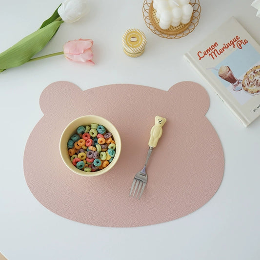 Children's Household Placemat Waterproof Oil-Proof Anti-Scald Insulated Table Mats