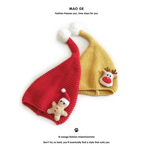Cute Children's Cartoon Autumn and Winter Stuffed Parent-Child Hat