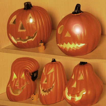 Big Pumpkin Lights Halloween Decorations Decoration Scene Layout Shopping Mall Pile Head Art Gallery Party Supplies Door Light-Emitting