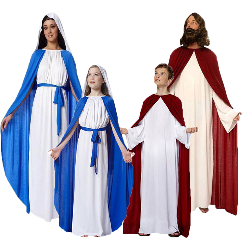 Christmas Priest Priest Caesar Drama Costume Cos Children's Nun Virgin Mary Show Clothes