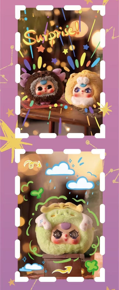 Baby Three Twelve Constellations Plush Blind Box Tide Bag Decorative Pendant Mystery Box Kawaii Doll Surprise Toy Christmas Gift