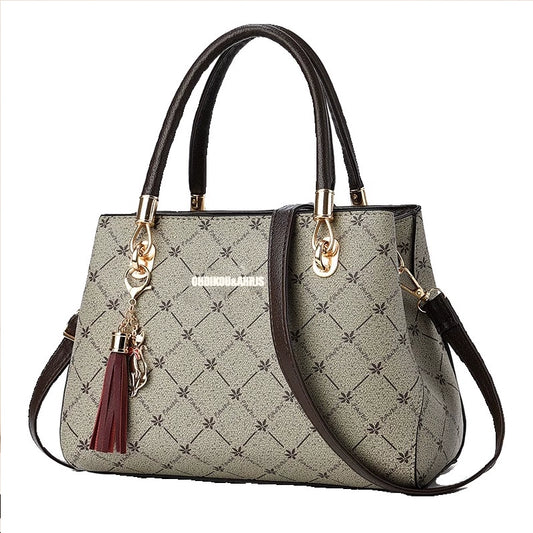 Mother's Day Gift Bag Female New Arrival Niche Style Crossbody Bag Handbag for Middle-Aged People Mother Bag Crossbody Large Capacity Soft Leather