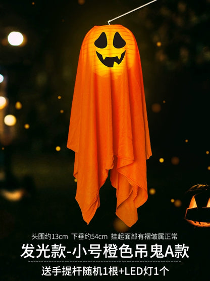EtherealBe Halloween Ghost Pumpkin Lamp Decoration