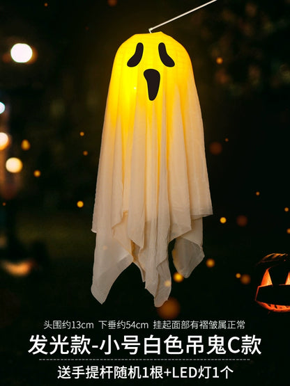 EtherealBe Halloween Ghost Pumpkin Lamp Decoration