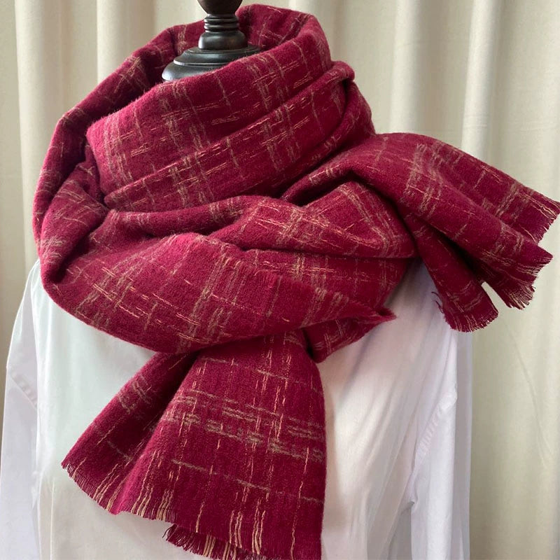 Gorgeous Cherry Red Ins Thickened Women's Winter Christmas
