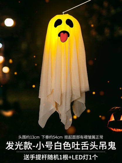 EtherealBe Halloween Ghost Pumpkin Lamp Decoration