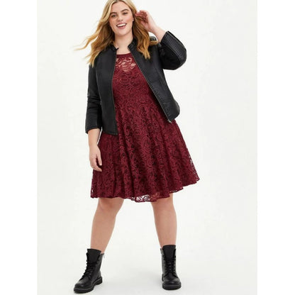 Casual Lace Sleeveless Day Dress