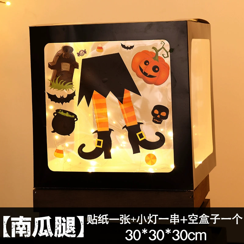 Big Pumpkin Lights Halloween Decorations Decoration Scene Layout Shopping Mall Pile Head Art Gallery Party Supplies Door Light-Emitting