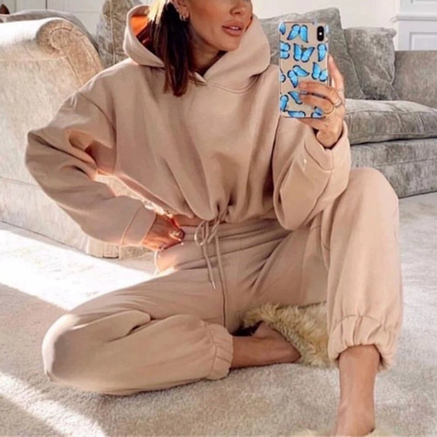 EtherealBe Trendy Women's Hoodie and Joggers Set
