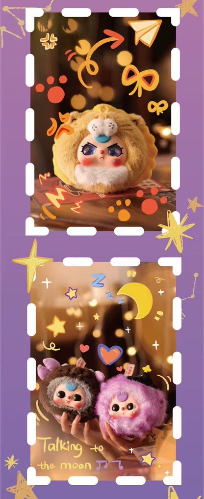 Baby Three Twelve Constellations Plush Blind Box Tide Bag Decorative Pendant Mystery Box Kawaii Doll Surprise Toy Christmas Gift