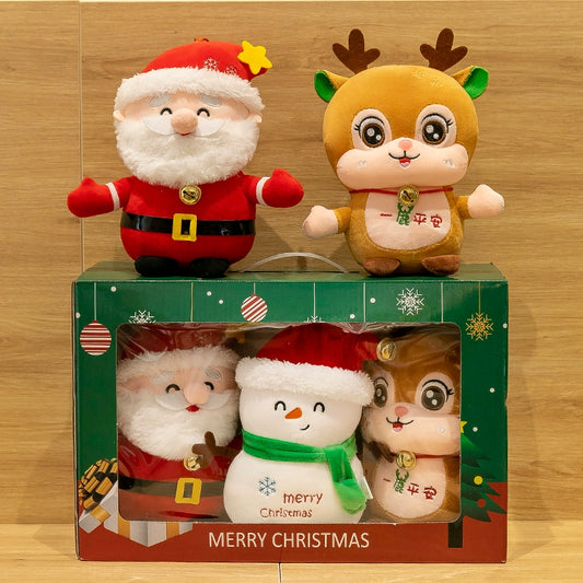 Santa Doll Cute Stuffed Toy Ragdoll Doll Toy New Year Gift Christmas Gift Pillow