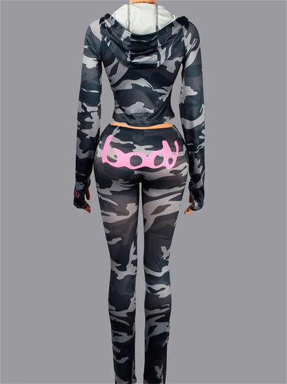 2025 Fall Casual Tracksuits Women Sets Long Sleeve Top Pants Elasticity Streetwear Sports Two 2 Piece Pink Matching Sets Outfits