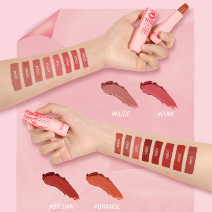 PINKFLASH Velvet Matte Lipstick High Pigment Long-lasting Lip Gloss Silky Moisturize Liquid Lip Tint Smooth Lip Cream Cosmetics