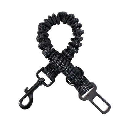 Dog Car Seat Belt Dog Seat Belt Leash Vehicle Belt Adjustable Cushioning Elastic Reflective Safety Rope for Dogs Cat