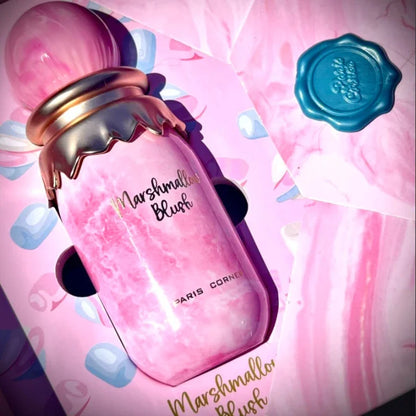 100ml Unisex Perfume Sweet Marshmallow Fruity Scent with Warm Musk Candy Notes for Girls Daily Wear Long Lasting Fragrance