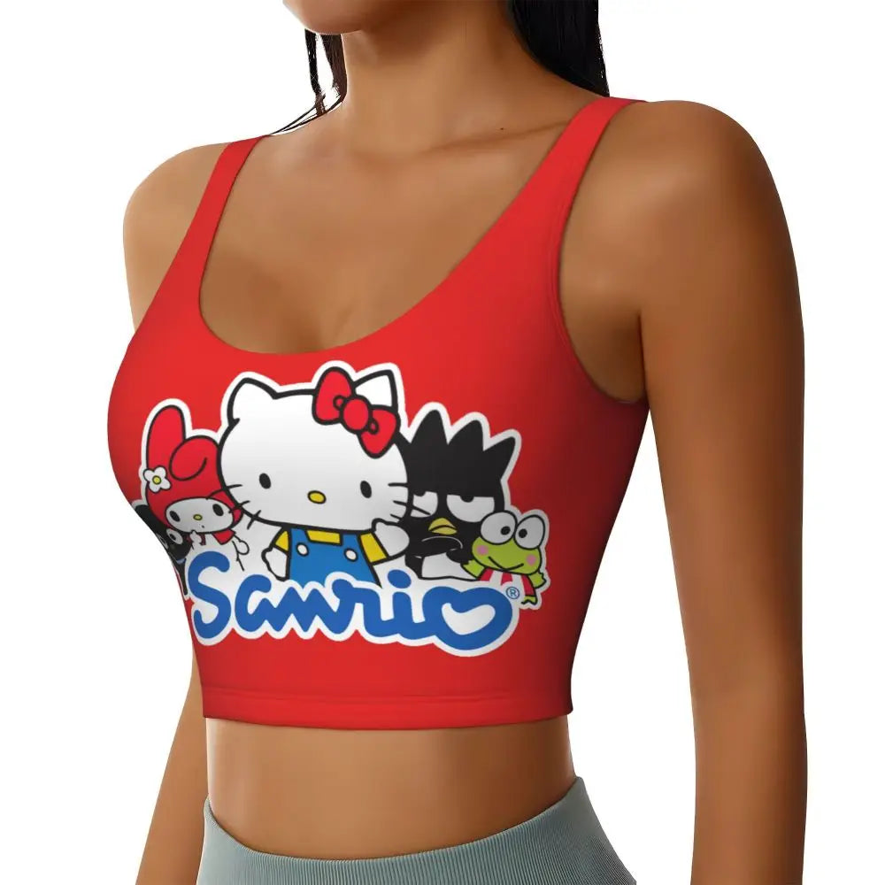 EtherealBe Hello Kitty Sports Bra for Women
