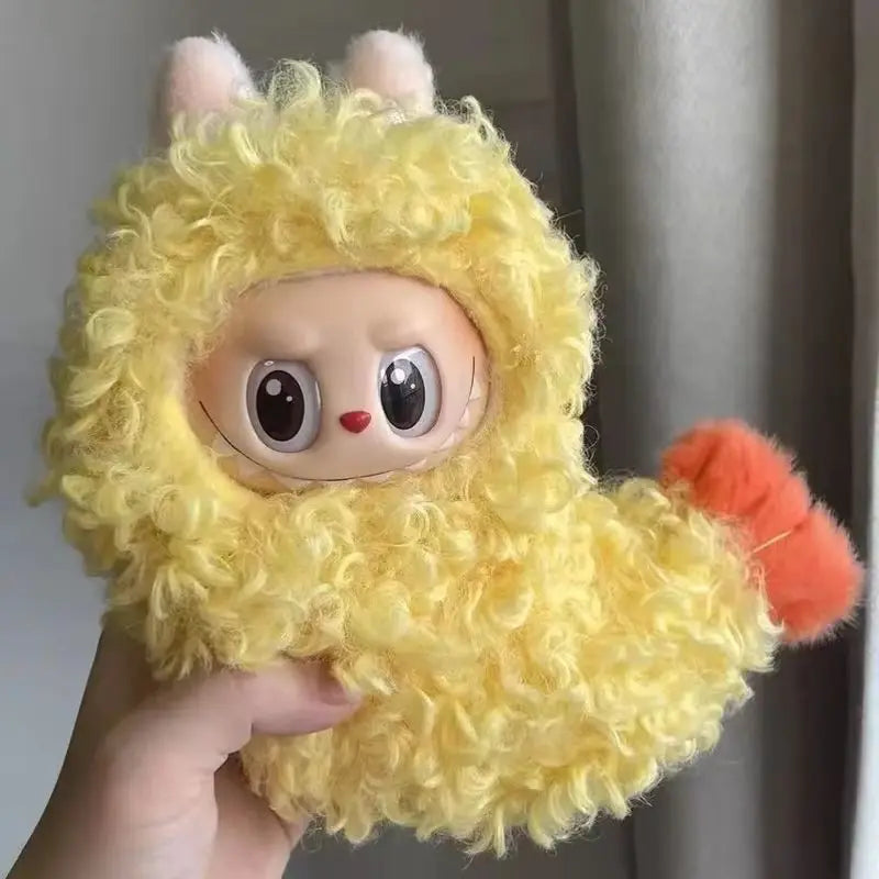 Cartoon Cute Doll Clothing For Labubu Wacky Mart Fried Shrimp Diy Doll Clothing Personalized Dressing Suitable For Labubu V1 V3