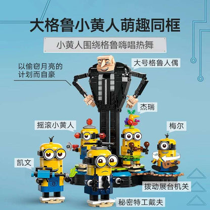 Lego Minions 75582 Build Minions for Boys and Girls Educational Children's Day Gift Toy Building Blocks