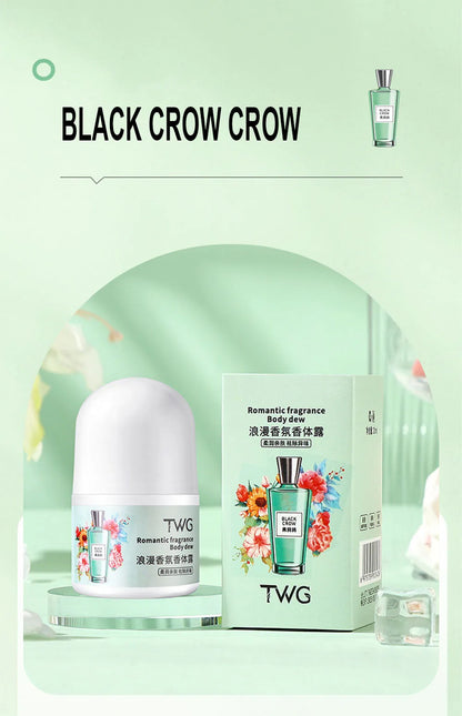 Romantic Fragrance Body Solid Perfume,Roll-on Antiperspirant Lotion,Woody,Floral Fruity Notes,Whole Body Fresh Lasting Fragrance